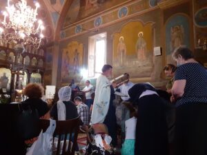 Slujba Sfantului Maslu, Biserica Sf. Arh. Mihail si Gavriil din Dascalu