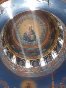Mantuitorul nostru, Domnul Iisus Hristos binecuvantand zidirea Sa