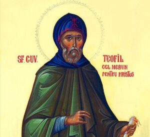 Sfantul Cuvios Teofil cel nebun dupa Hristos