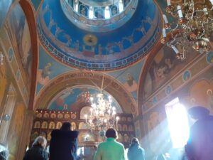 Interiorul Bisericii Sf Arhangheli Mihail si Gavriil, Dascalu