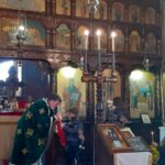 Taina Sfintei Impartasiri in Biserica Sf. Arh. Mihail si Gavriil din Dascalu