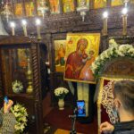 Procesiune cu Icoana Maicii Domnului Indrumatoarea de la Biserica Mihai Voda